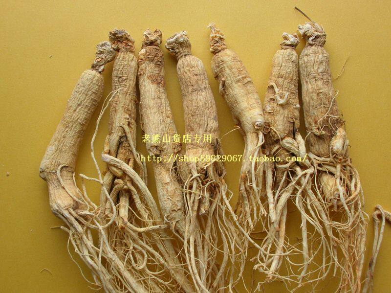 Absolute No Distilled Long White Mountain Ginseng White Ginseng White-only date Jia adhesive