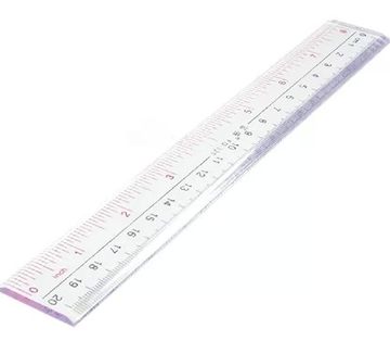 Fuqiang FQ330 Transparent organic plastic ruler 30CM ruler 30CM ruler