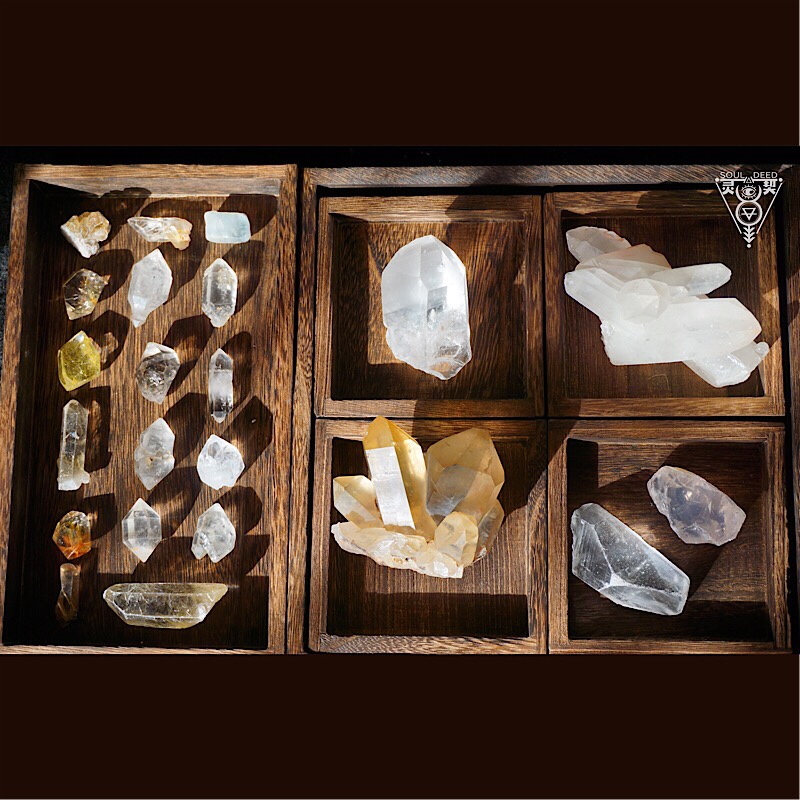 (Lingchi Creation Society) Natural Crystal original stone gold crystal hair Crystal display personality purification degaussing decoration niche gifts