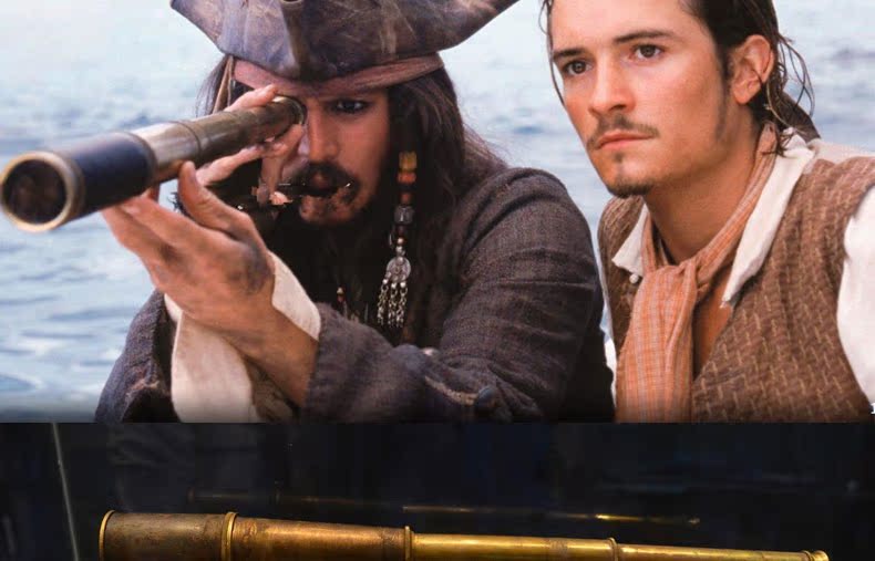 SAGA Single Hole Pirate Pull có thể thu vào cầm tay Mini Monocular HD Tầm nhìn ban đêm Tầm nhìn Caribbean - Kính viễn vọng / Kính / Kính ngoài trời giá ống nhòm nikon