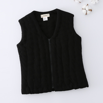 Pure handmade cotton waistcoat for mens winter thickened Warm Waistcoat Adult Dad Loose Waistcoat Cotton Suit Vest