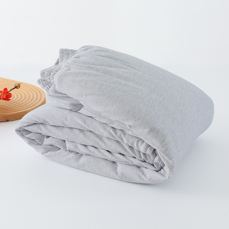 Thickened silk cotton pants men's autumn and winter workout young adults high waist pure color warm long pants to wear in home clothes