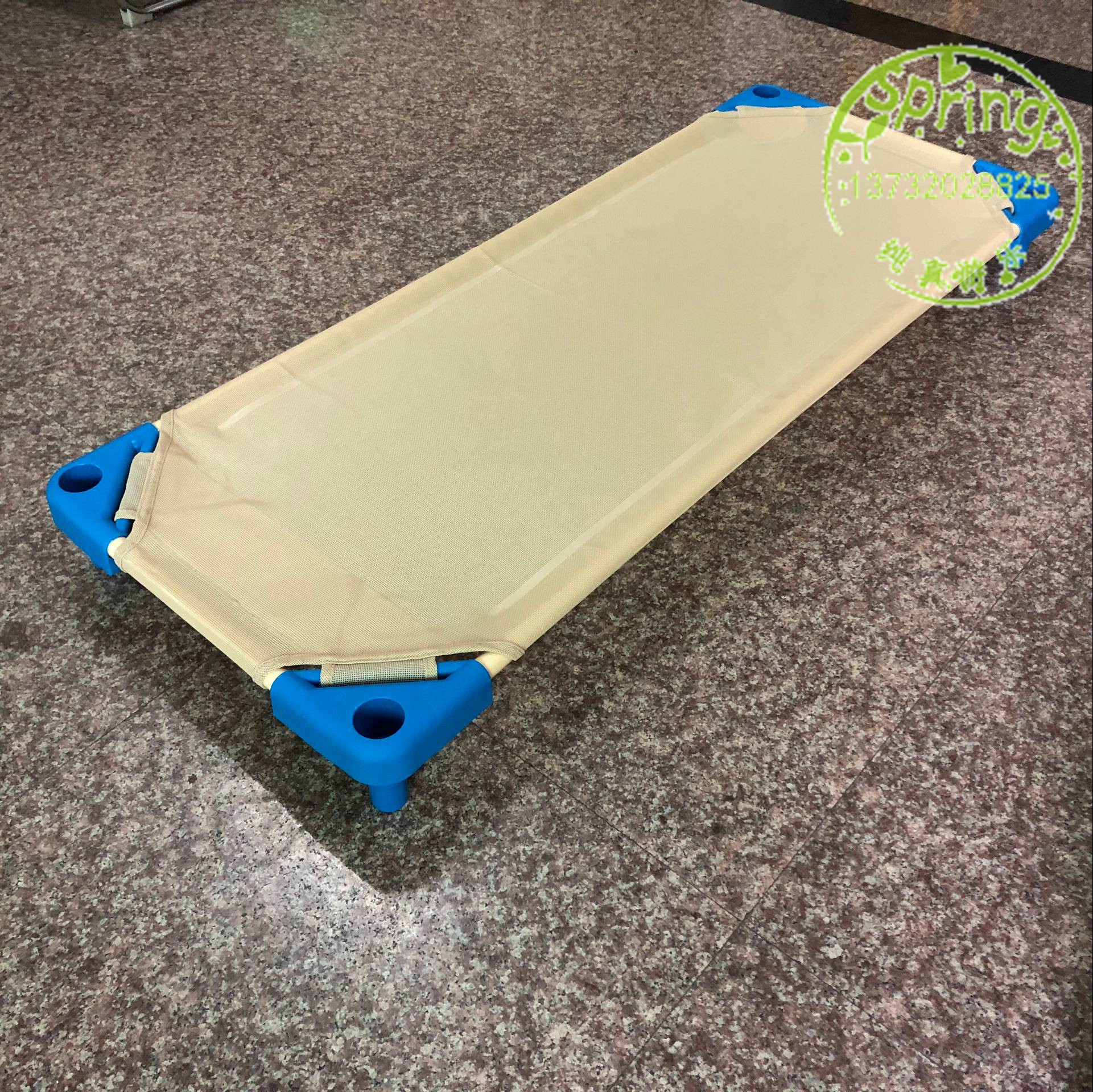 Eurasian children's bed Kindergarten mesh bed Breathable bed Nap bed Folding bed Imported mesh bed Plastic bed Early education bed