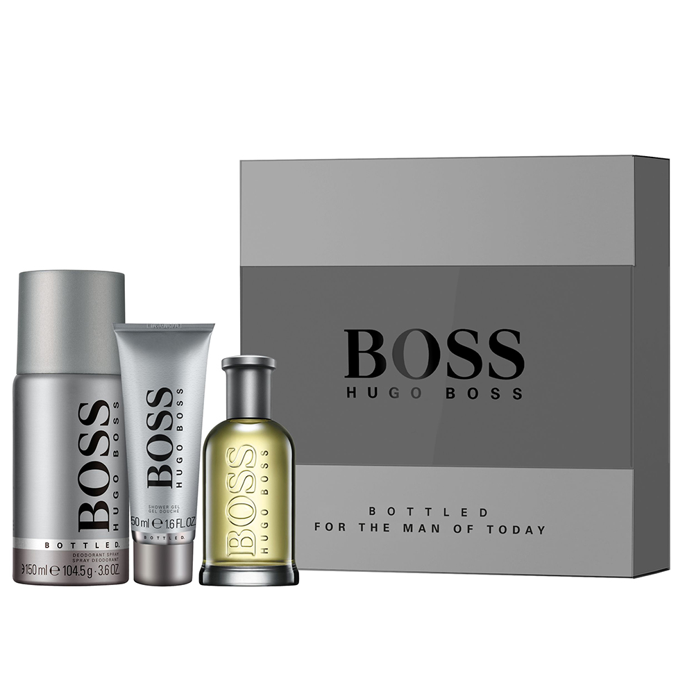 BOSS BOTTLE 自信男性淡香水礼盒组100HUGO/雨果台湾官网直邮进口