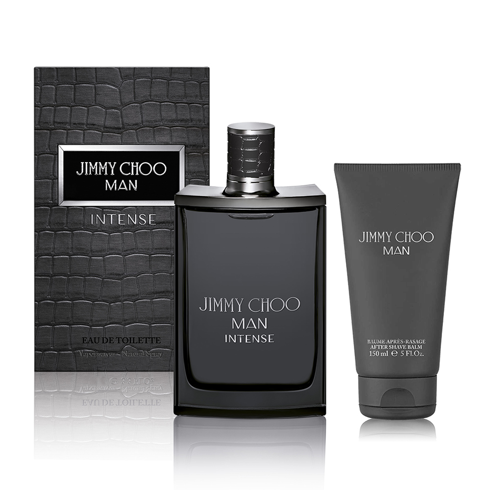 JIMMY CHOO INTENSE尊爵男性淡香水100ml＋同名胡後乳150ml