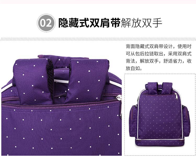 Túi đựng túi đeo vai đa năng công suất lớn Túi đựng xác ướp cho mẹ và con ra khỏi gói mang thai cho bé đa dụng ba lô cho mẹ và bé