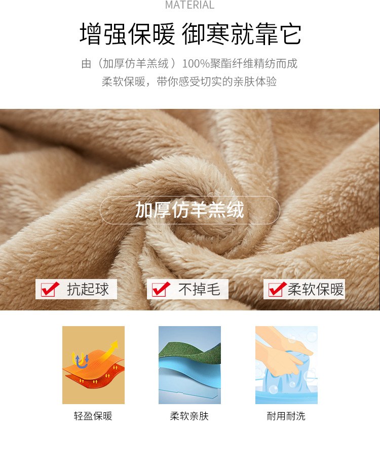 Cá sấu cộng với nhung mùa đông dày ấm cừu cashmere lót dây kéo áo len trùm đầu áo len nam màu xanh lá cây trung niên áo len dài tay