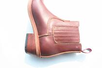 High-end western boots cowboy riding boots knight short boots cowhide riding boots equestrian riding boots equestrian supplies