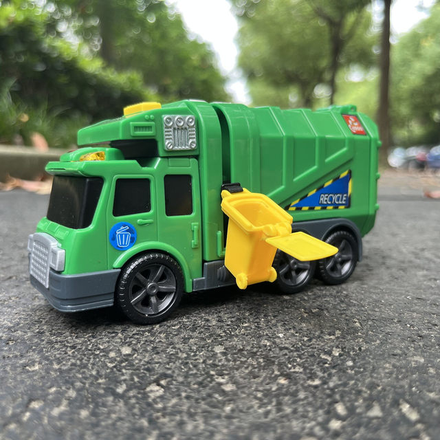 Special price export Germany DICKIE sound and light engineering vehicle police car trailer fire truck garbage truck children's toys