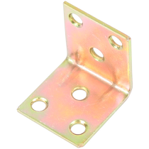 100 pieces of iron corner code galvanized reinforced triangle iron 90 degree right angle fixer wooden board connection piece iron piece bracket