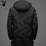 Playboy, пуховик для отдыха с пухом, демисезонная удерживающая тепло куртка, увеличенная толщина, для мужчины среднего возраста
