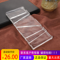 Glass brick transparent square frosted solid crystal brick perforated partition wall decoration bathroom bar entrance background wall