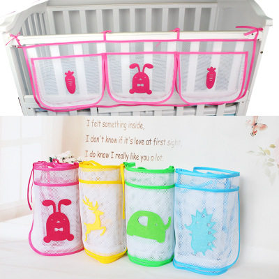 New baby diaper bag Children's bed storage bag Bedside hanging bag Baby bedside storage bag Daily necessities storage bag
