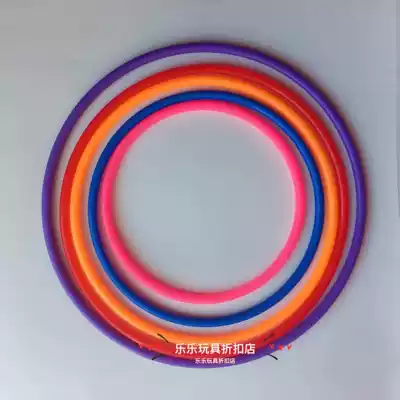 Night Market Temple Fair Kindergarten company interactive activities Ferrule ring game toy solid throwing ring Plastic throwing ring