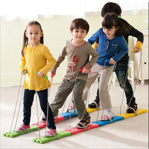 Group cooperation board sensory integration Childrens sports game shoes Childrens game synchronous shoes sensory integration training equipment Kindergarten
