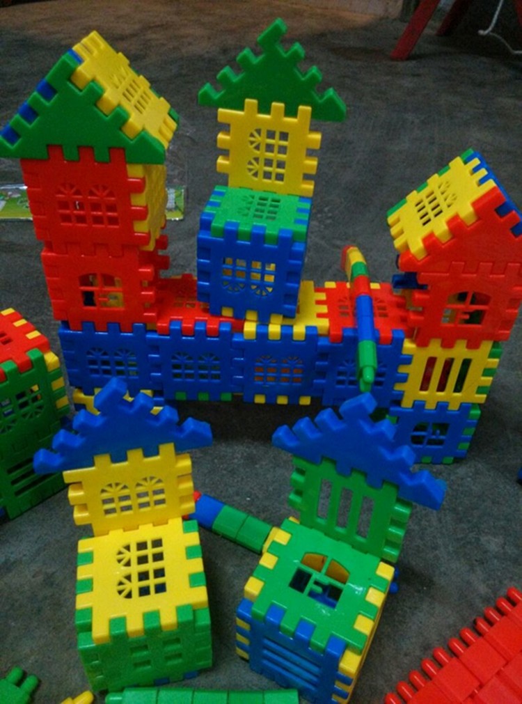 Baby Balcony Toys Intelligent Block Toys Plastic Block Plastic Block Building Building Building Building Building Building Building and Building Building