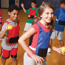 New double-layer kindergarten outdoor sticky Jersey childrens digital sticky ball vest parent-child interactive teamwork