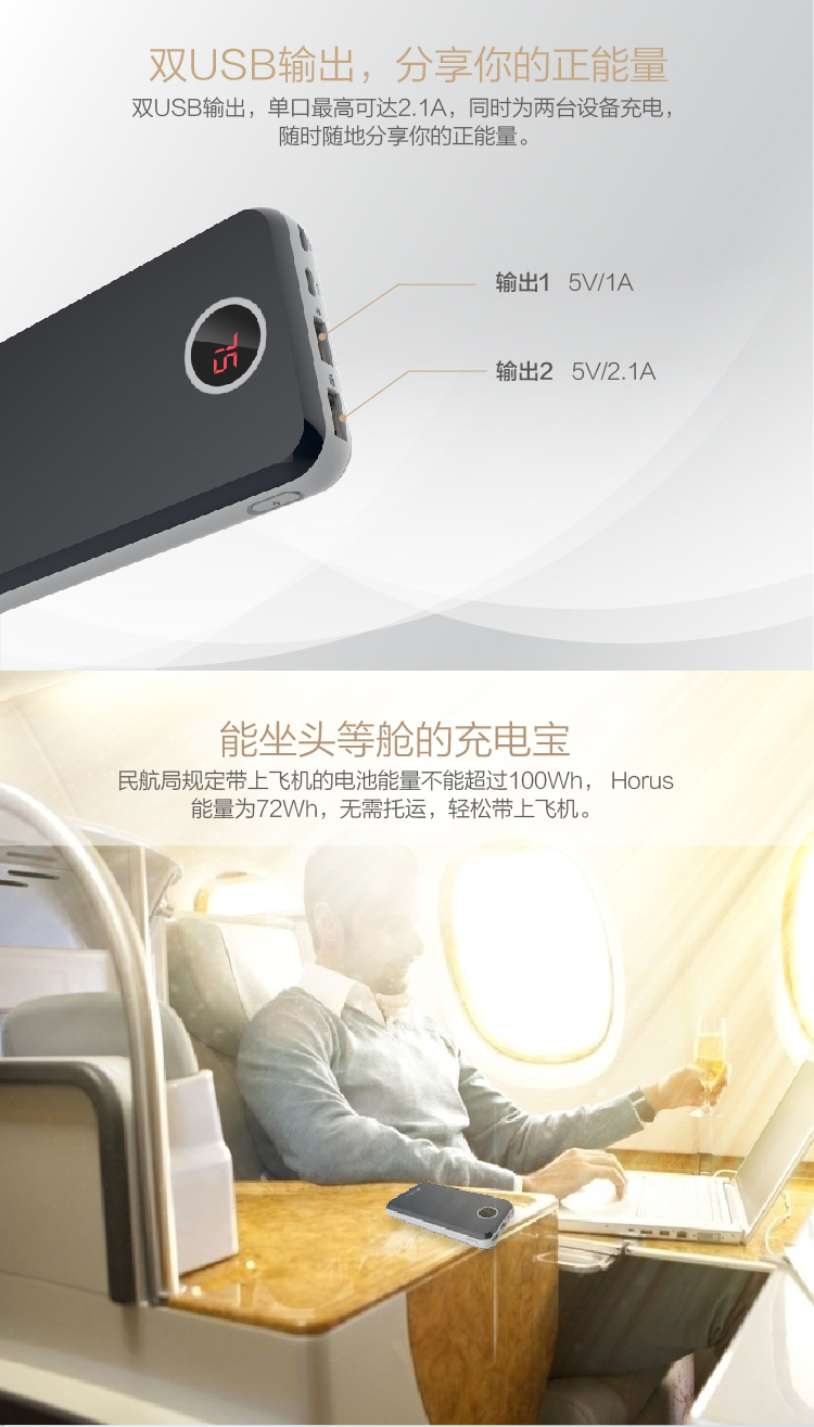 Luo Mashi mới kho báu phí điện thoại di động đáng tin cậy 20.000 mA Apple Power LED Huawei OPPO kê - Ngân hàng điện thoại di động pin sạc