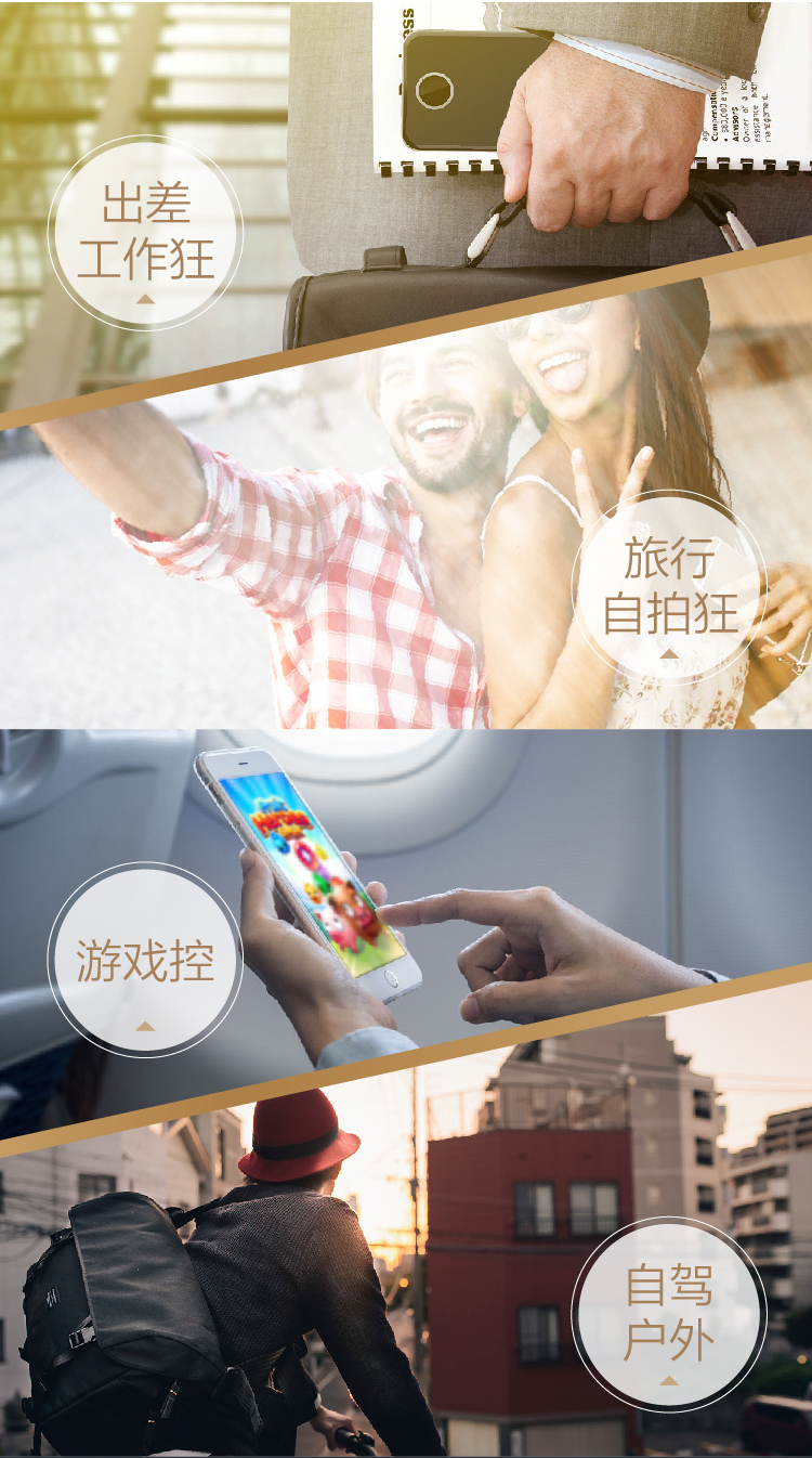 Luo Mashi mới kho báu phí điện thoại di động đáng tin cậy 20.000 mA Apple Power LED Huawei OPPO kê - Ngân hàng điện thoại di động pin sạc