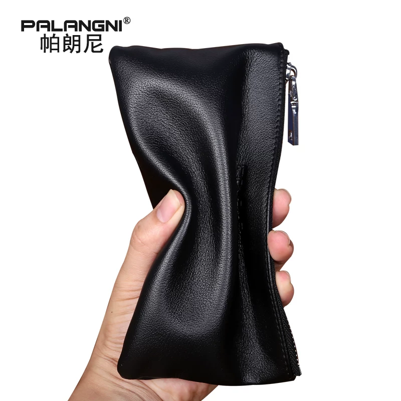 帕朗尼 Wallet, leather hand loop bag, genuine leather, for beloved