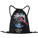 Thời trang đường phố thương hiệu không thấm nước DrawString ba lô nam nữ trượt ván dây túi nylon chùm túi thể dục