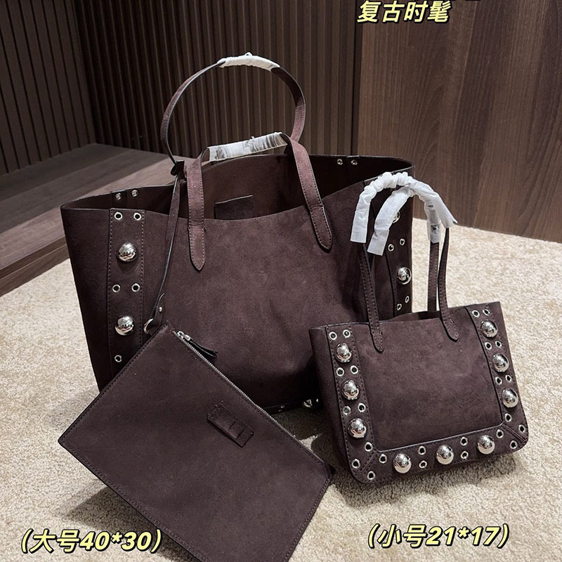 2026 Autumn New Suede Commuter Tote Bag, Elegant Large Capacity Deerskin Suede Genuine Leather Fashion Handbag for Women 2026 Autumn New Suede Commuter Tote Bag, Elegant Large Capacity Deerskin Suede Genuine Leather Fashion Handbag for Women