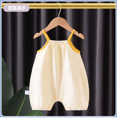 Детская летняя тонкая пижама, боди для новорожденных, летняя одежда, эффект подтяжки