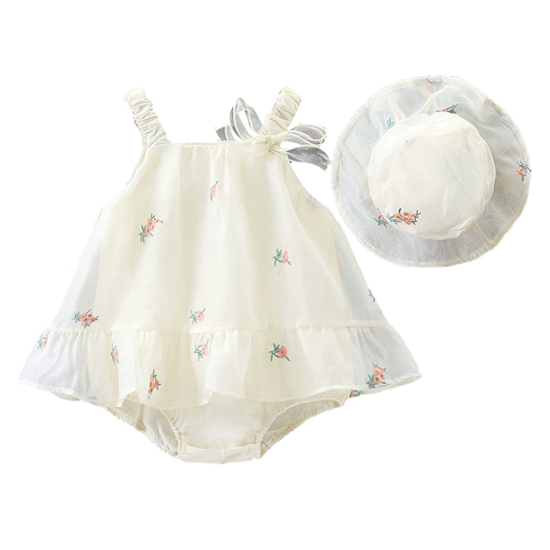 Детское летнее боди, платье, тонкая летняя юбка для раннего возраста для новорожденных