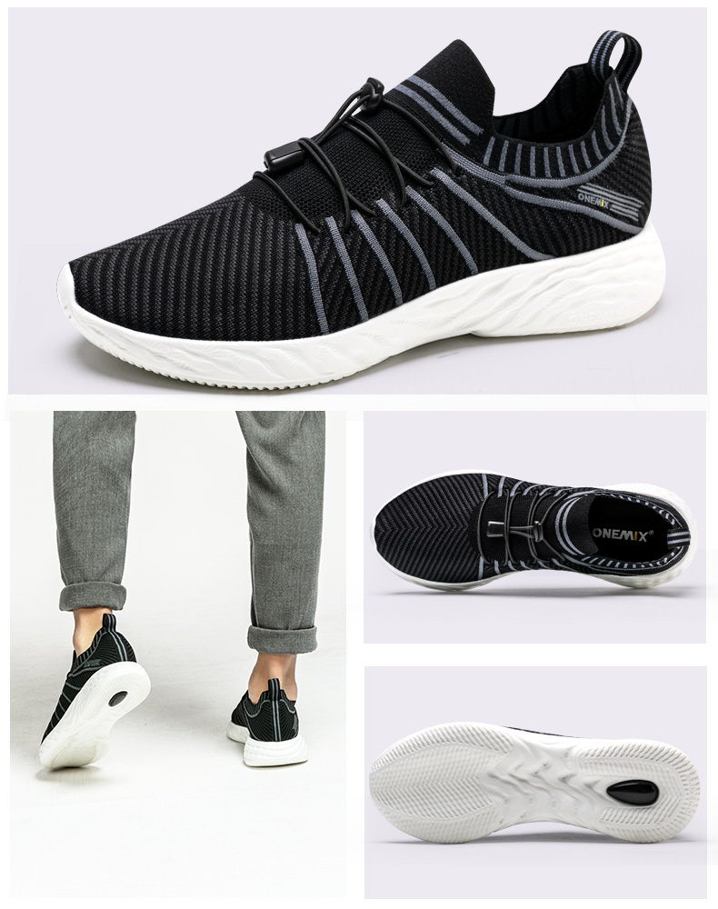 断码好价 玩觅 Fly-knit针织鞋面 一脚蹬休闲运动鞋 图11