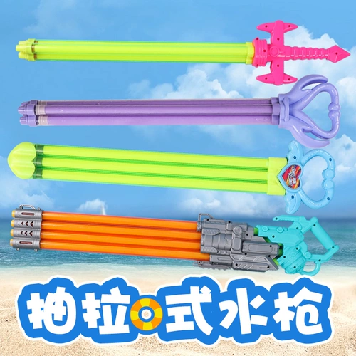 Игрушка, водный пистолет, пластиковый вместительный и большой шприц для игр в воде для взрослых для плавания