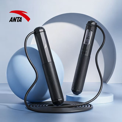 安踏中考专用跳绳学生电子计数钢丝绳初中生中小专业竞速体育考试