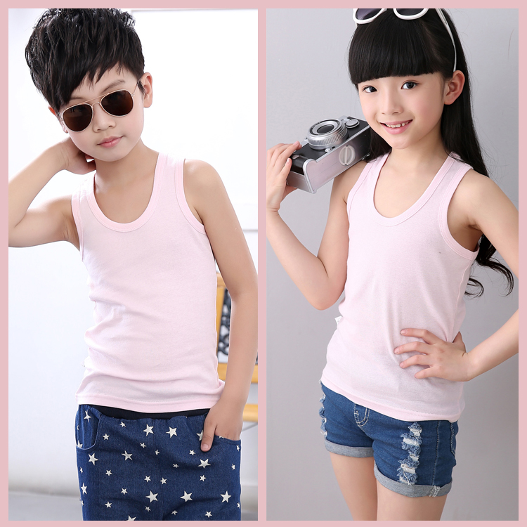 2019 mùa hè mới childrens cậu bé bông nhân vật cô gái sling nhỏ vest trong cô gái cậu bé lớn nhấn linh sam sàn.