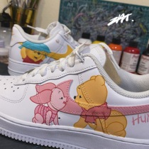 aj1af1 sneakers custom graffiti color painted changing color girlfriend gift series DIY hand-painted shoes