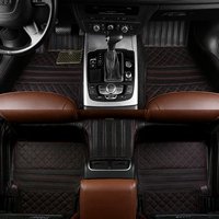 Износостойкая кожа+черная красная линия ковбайда.