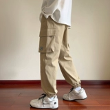 Штаны, летние повседневные брюки, оверсайз, подходит для подростков