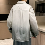 Летняя мужская рубашка для отдыха, оверсайз, в американском стиле