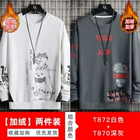 T872 Белый [Плилы]+T870 Deep Grey [добавить бархат]