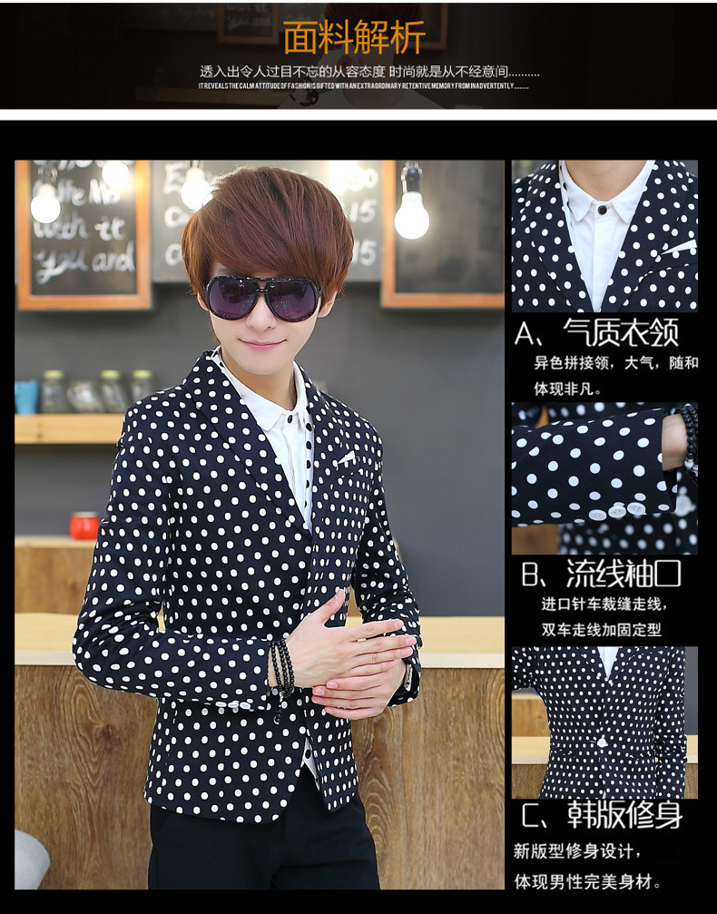 Costume homme en coton pour automne - Ref 1558675 Image 10