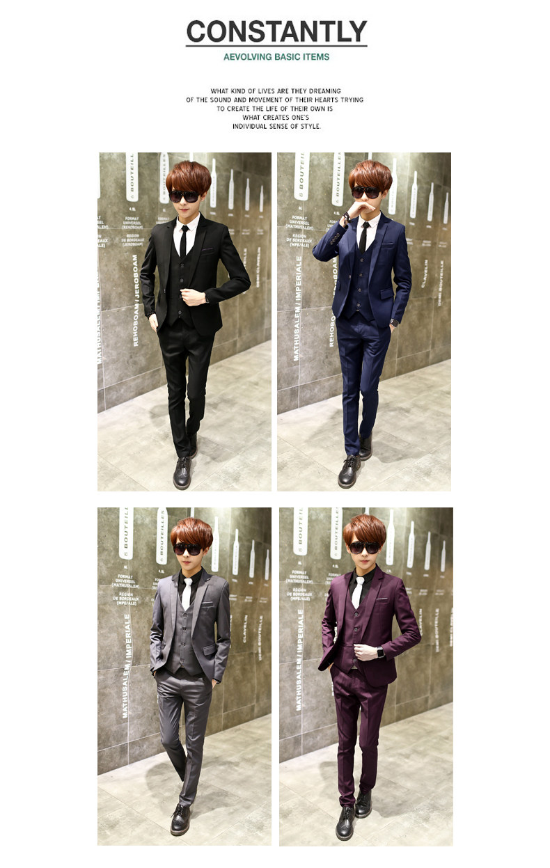 Costume homme en polyester pour automne - Ref 1548886 Image 10