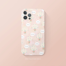 Cat Bouquet Frosted Phone Case 13promaxmini Soft Shell XS Cute Apple iphone12 11