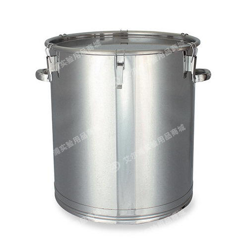 Japan imported with handle sealed stainless steel high pot 200L water barrel rice barrel hotel commercial large soup pot oil barrel