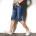 Mùa hè mỏng phần mỏng co giãn thẳng 5 điểm quần jeans nam thanh niên Hàn Quốc phiên bản thun 5 điểm quần short quần nam thủy triều - Quần jean