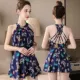 Phiên bản tiếng Hàn của áo thể thao dành cho người lớn áo vest boyshort dành cho nữ có miếng đệm ngực nhỏ ngực tập hợp học sinh bảo thủ Phiên bản Hàn Quốc - Bộ đồ bơi One Piece 	áo tắm liền thân cao cấp