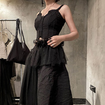  Bloody star fish original design sense of solid color niche sexy suspenders worn outside and inside with bottoming chest-wrapped waist top