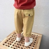 Летняя одежда, летние детские тонкие штаны, в корейском стиле, 2020, в западном стиле