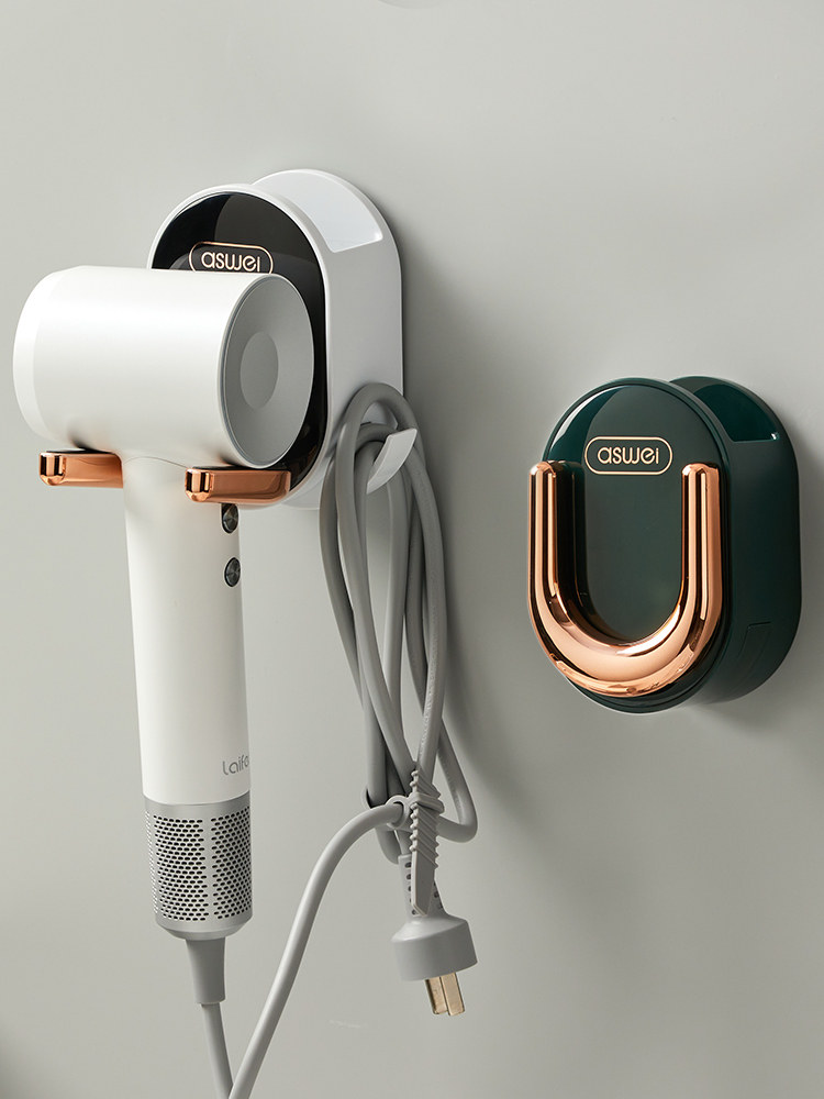 Hair Dryer Shelf Shelving free of punch MAKEUP ROOM BATHROOM TOILET HAIR DRYER RACK HAIR DRYER PLACEMENT CONTAINED SUPPORT