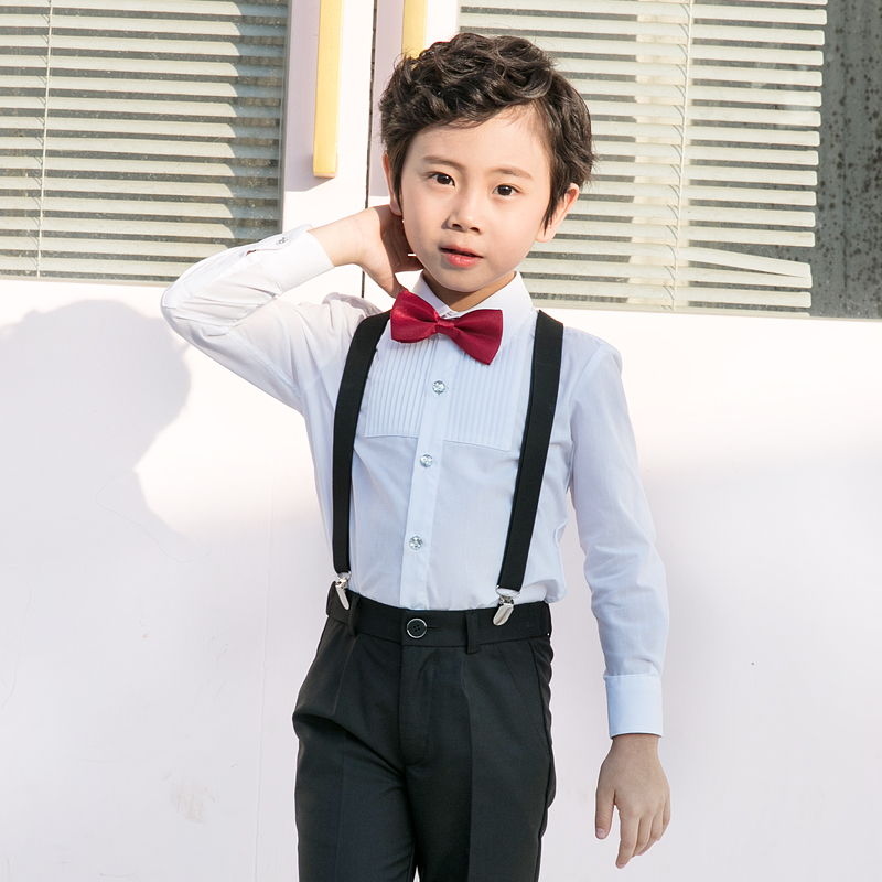Children's Day Boys and Girls Performance Costumes Children's Dresses Kindergarten Cantata Performance Bib Pants Pupils Suit