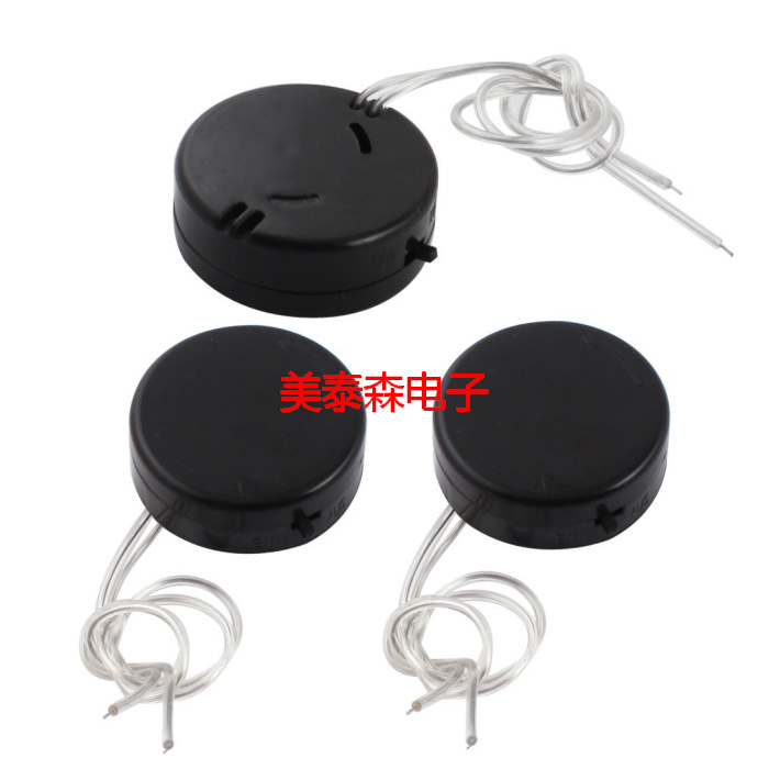 Dual CR2032 battery box battery holder with 2 2032 button batteries round crying face with toggle switch