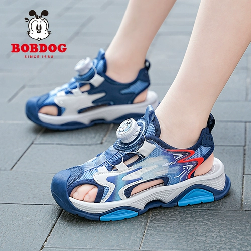 Туфли для мальчиков, летние сандалии, детская сумка, детская спортивная пляжная обувь, подходит для подростков, мягкая подошва