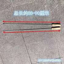 Xinjiang solid wood baked buns baked naan tools stainless steel hook shovel stick making naan making tools set of two bags